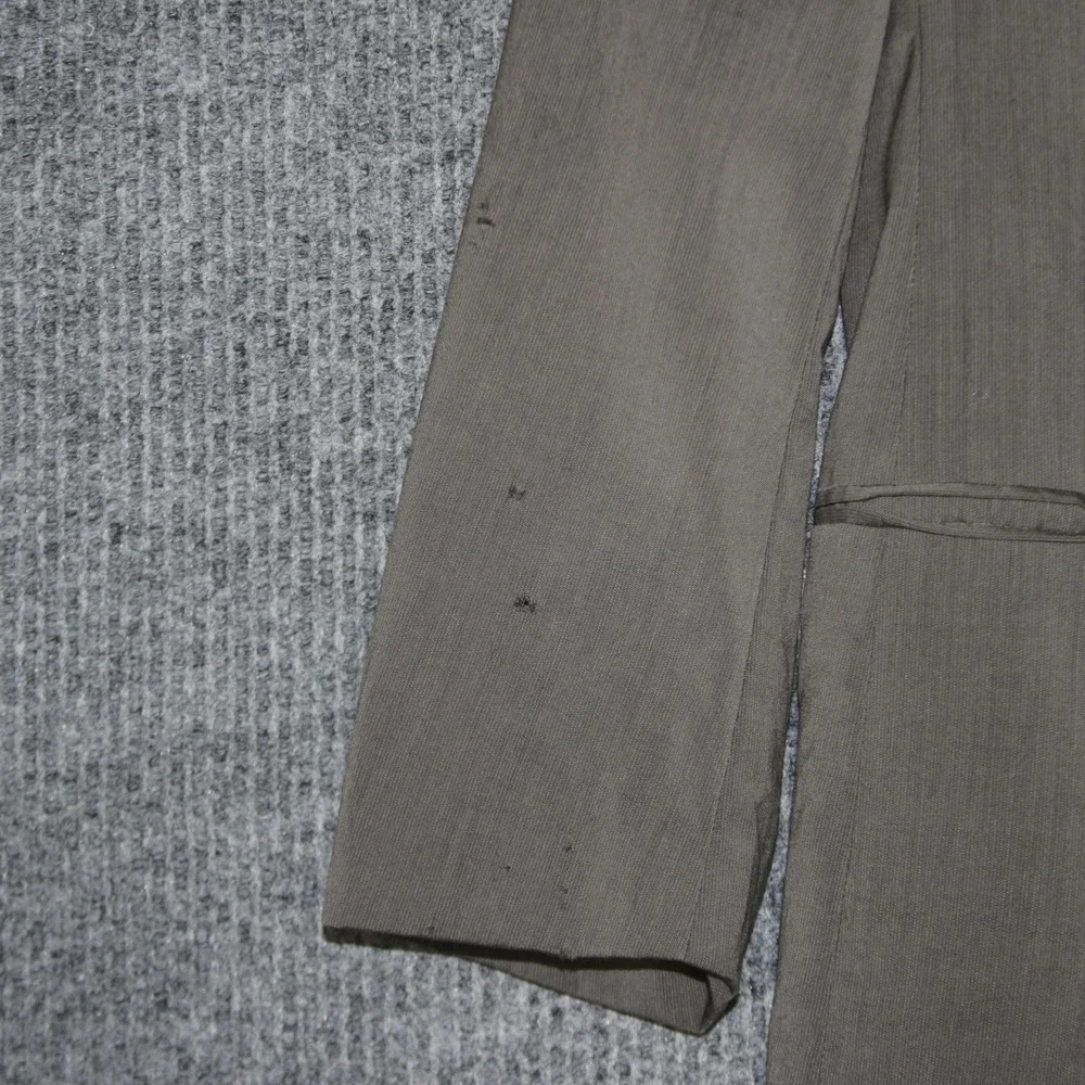 Hugo Boss Blazer Mens 40R Gray‎ Super 100 Wool Single Breasted Flawed